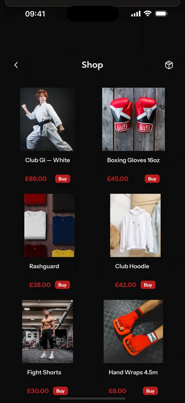 OurClub club shop