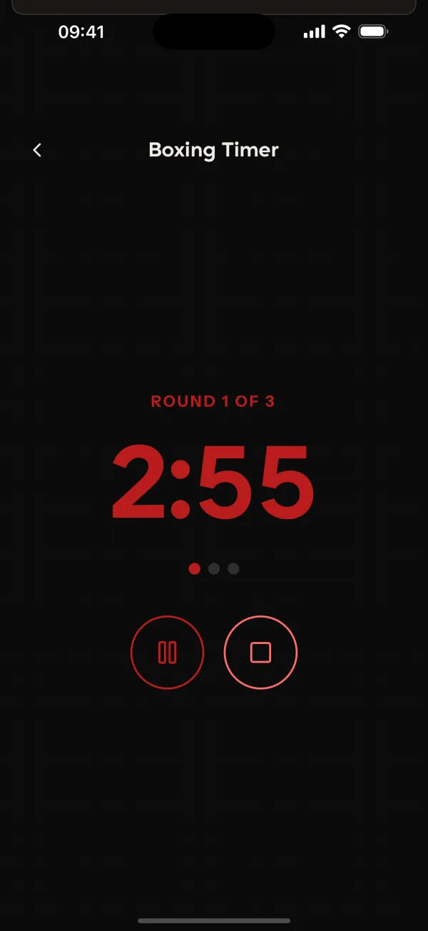 OurClub boxing round timer
